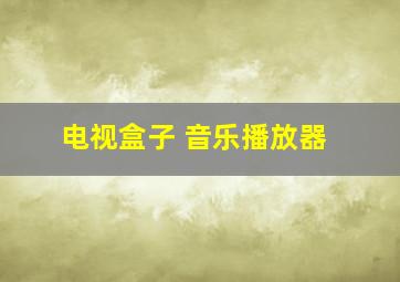 电视盒子 音乐播放器